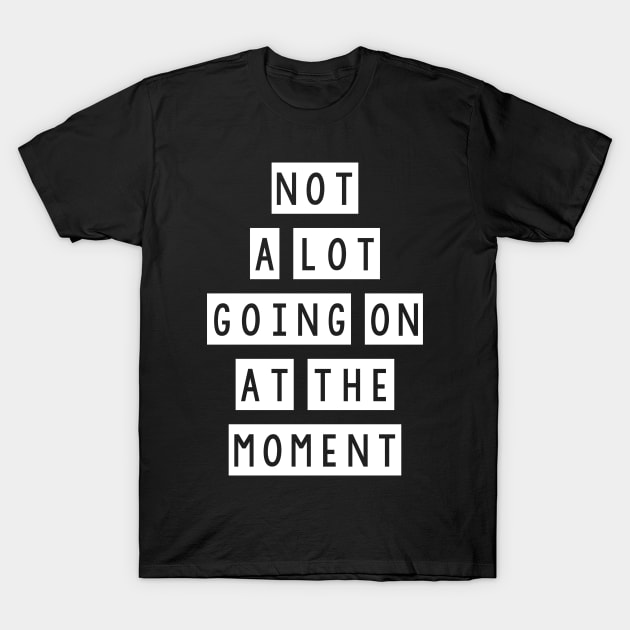 Not a lot going at the moment T-Shirt by SamridhiVerma18